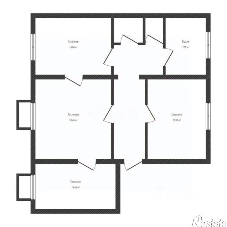 4-комн квартира ул Первомайская, 4,  д. 4