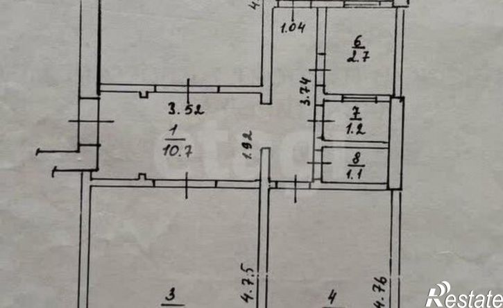 3-комн квартира ул Первомайская, 25а,  д. 25а
