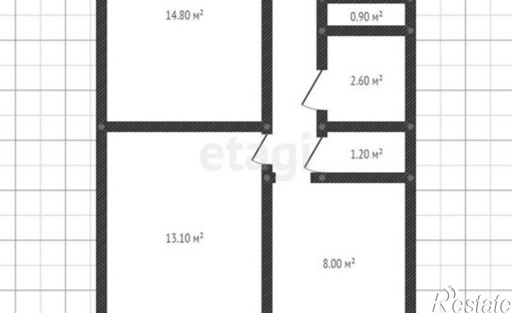 2-комн квартира улица Губкина, 2А,  д. 2А