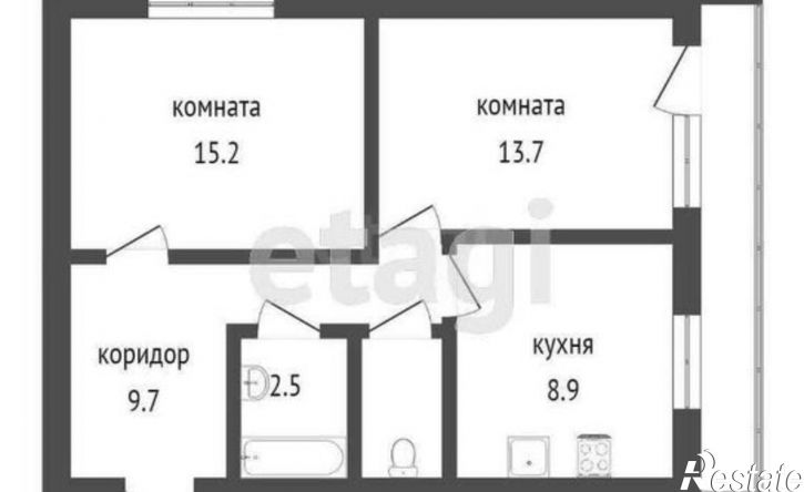 2-комн квартира ул Островского, 6,  д. 6