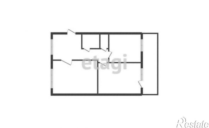 2-комн квартира ул Ленинградская, 39,  д. 39