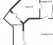 1-комн, 36кв м, этаж 2/6 б-р Юлаева, 87
