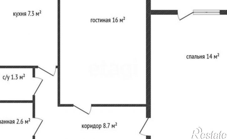 2-комн квартира ул Октябрьская, 72,  д. 72