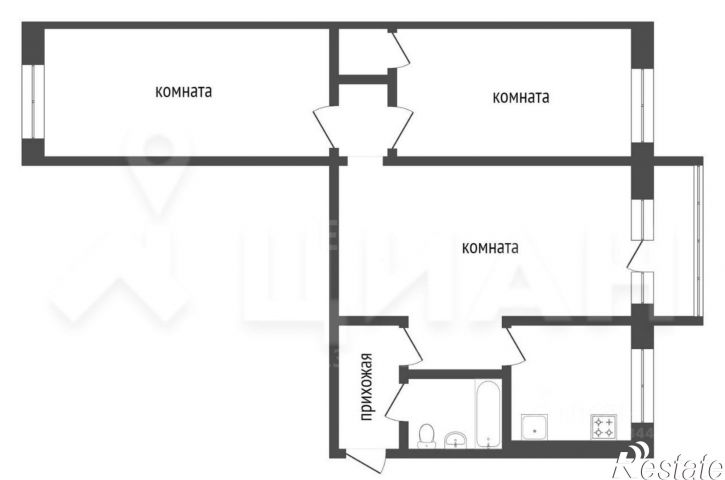 3-комн квартира ул 30 лет Победы, 18,  д. 18