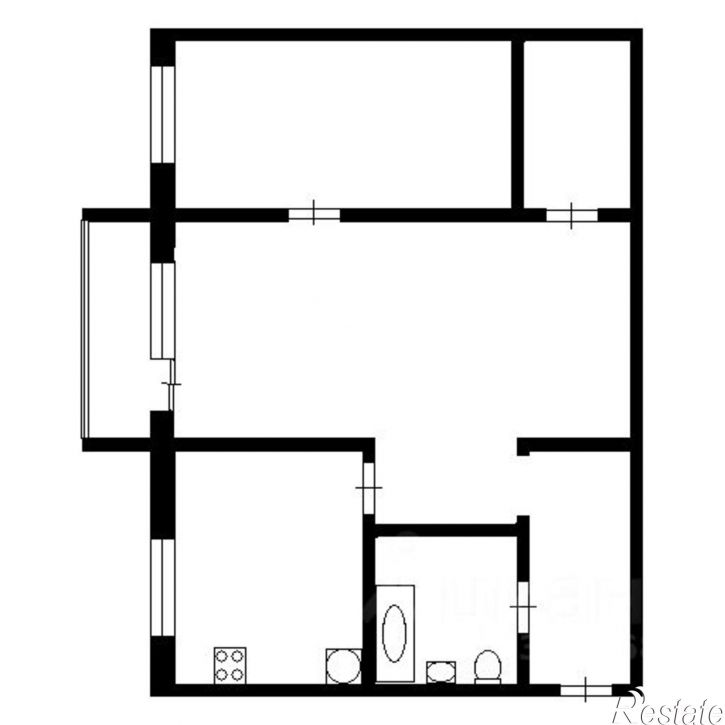 2-комн квартира ул Уфимская, 4,  д. 4