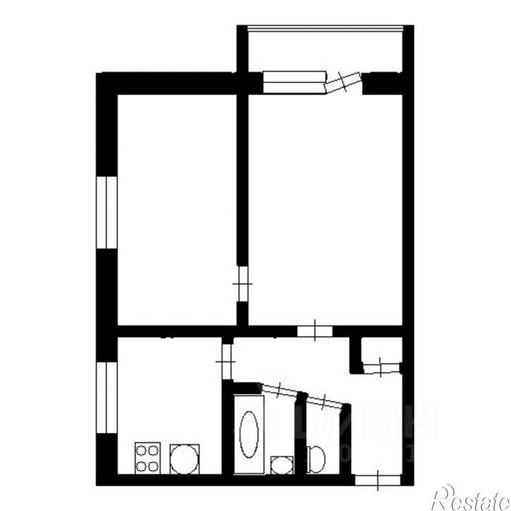 2-комн квартира Школьный пер, 6,  д. 6