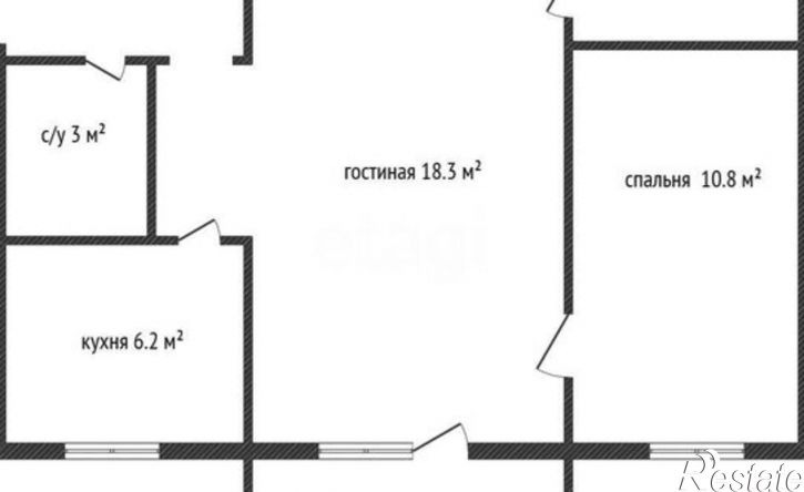 2-комн квартира ул Первомайская, 45,  д. 45