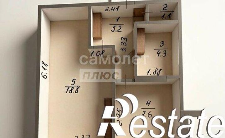 1-комн квартира бульвар Салавата Юлаева, 20,  д. 20
